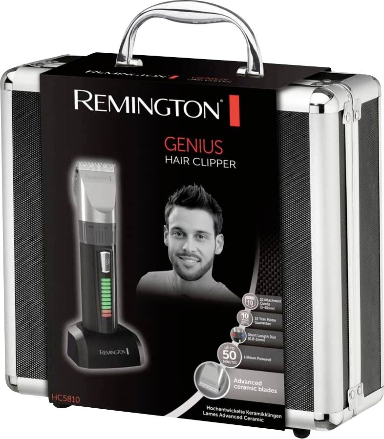 Remington HC5810 Genius Haarschneider, Bartschneider Schwarz, Grau