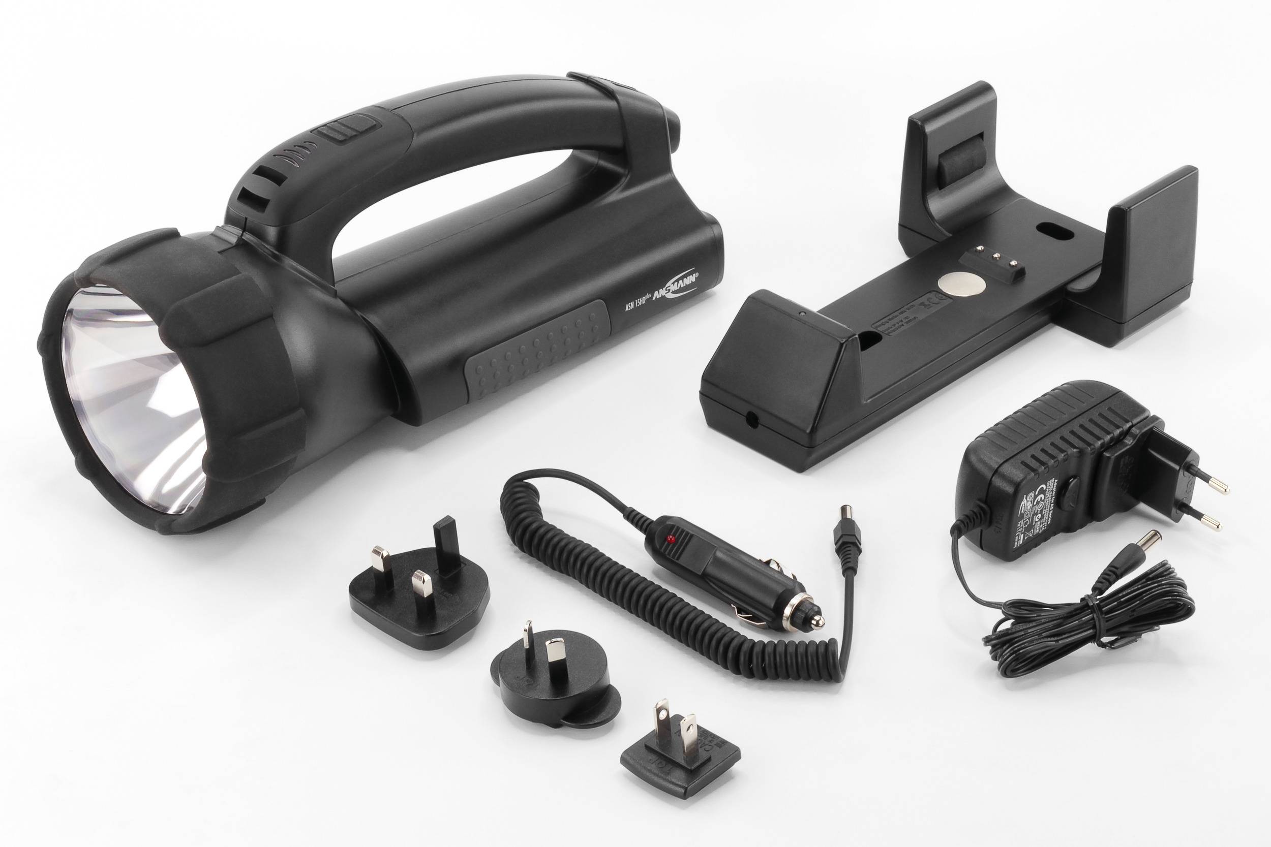 Ansmann Halogen, LED Akku-Handscheinwerfer ASN 15HD plus 550lm 5102143
