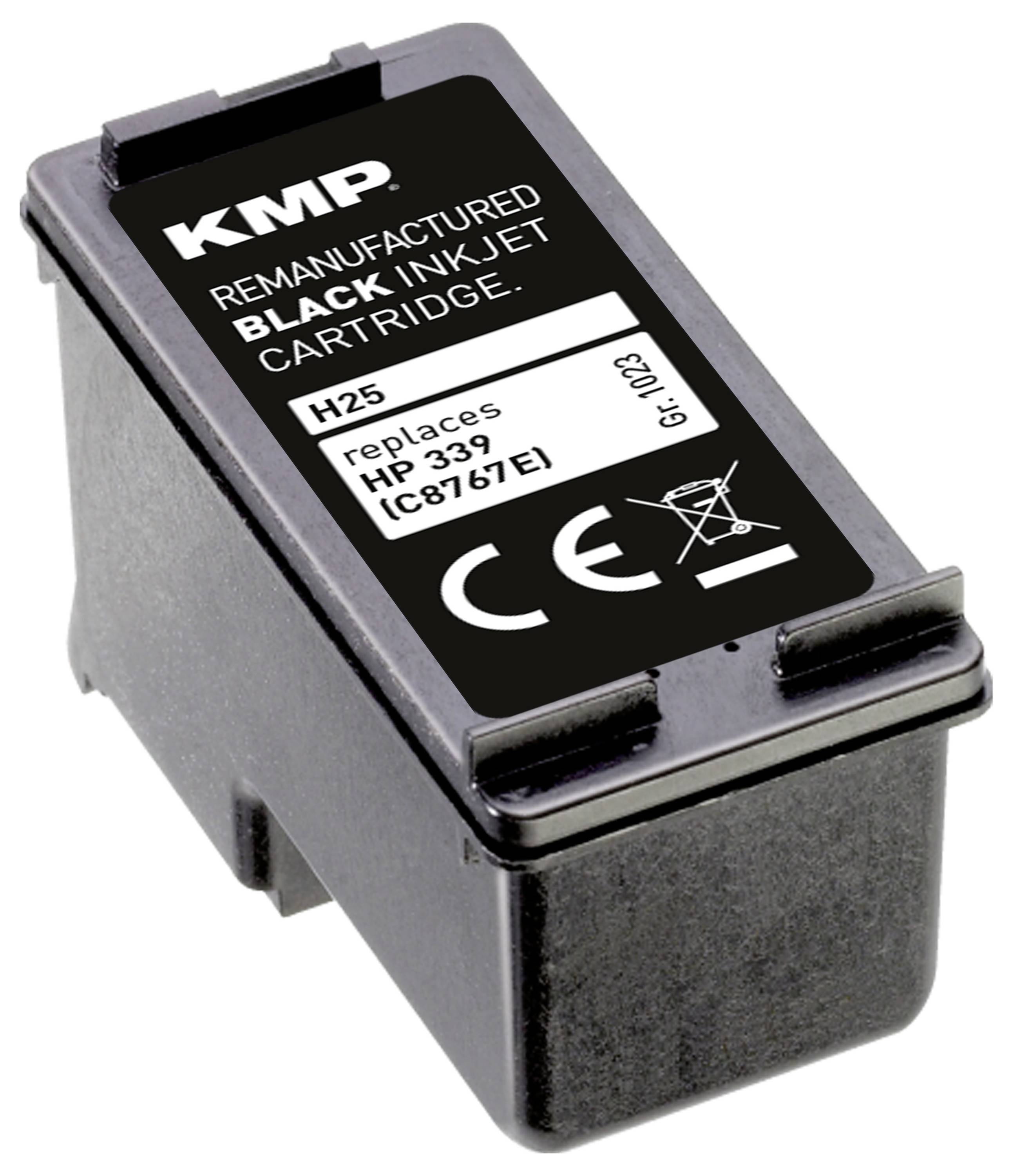 KMP Druckerpatrone ersetzt HP 339, C8767E Kompatibel Schwarz H25 1023,4339