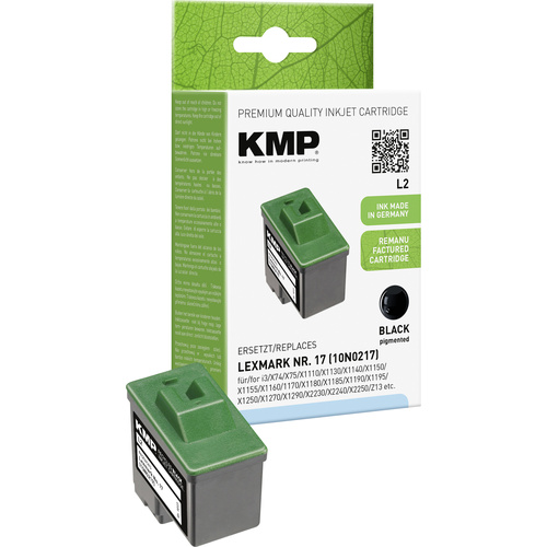 KMP Druckerpatrone ersetzt Lexmark 17 Kompatibel Schwarz L2 1017,4171