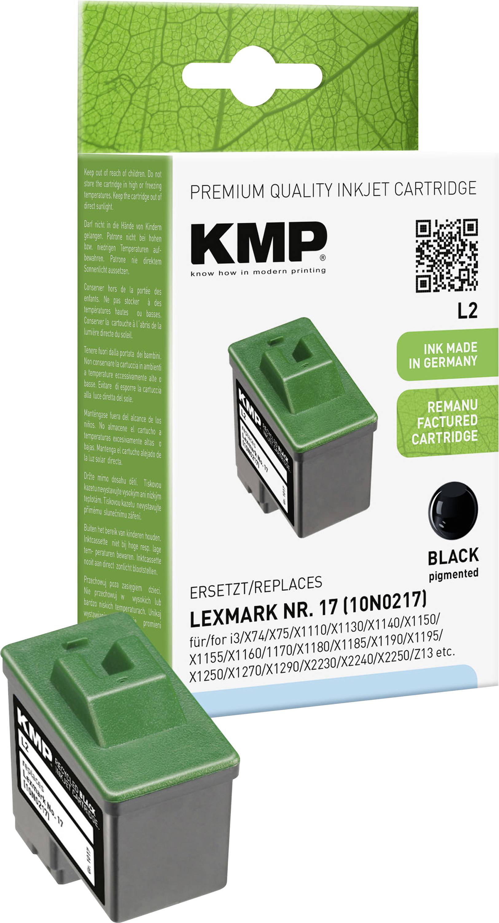 KMP Druckerpatrone ersetzt Lexmark 17 Kompatibel Schwarz L2 1017,4171