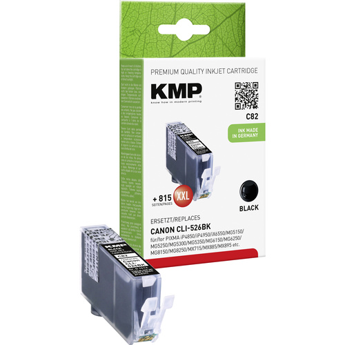 KMP Tinte ersetzt Canon CLI-526 Kompatibel Photo Schwarz C82 1514,0001