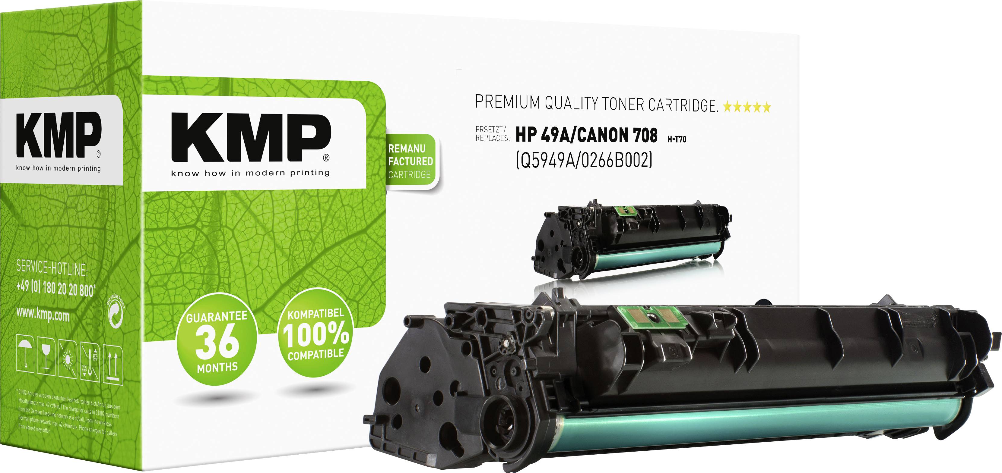 KMP Toner ersetzt HP 49A, Q5949A Kompatibel Schwarz 3250 Seiten H-T70 1128,0000