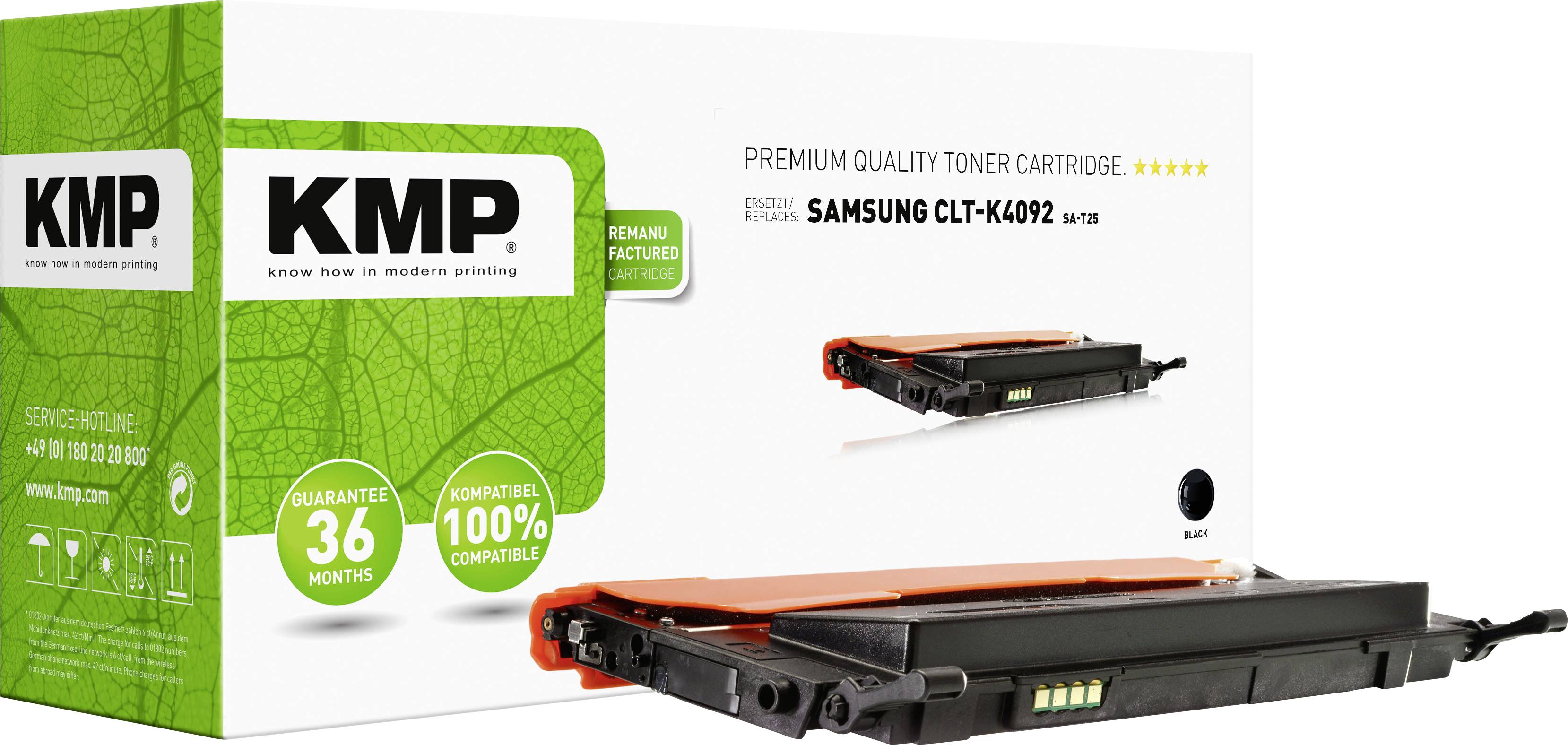 KMP Tonerkassette ersetzt Samsung CLT-K4092 Kompatibel Schwarz 1500 Seiten SA-T25