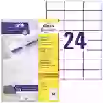Avery-Zweckform 3474 Universal-Etiketten 70 x 37mm Papier Weiß 2400 St. Permanent haftend Tintenstrahldrucker, Laserdrucker Avery-Zweckform 3474 Universal-Etiketten 70 x 37mm Papier Weiß 2400 St. Permanent haftend Tintenstrahldrucker, Laserdrucker