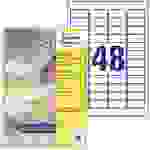 Avery-Zweckform L4736REV-100 Universal-Etiketten 45.7 x 21.2mm Papier Weiß 4800 St. Wiederablösbar Tintenstrahldrucker