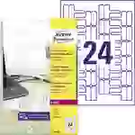 Avery-Zweckform L7950-20 Kabel-Etiketten 60 x 40mm Polyester-Folie Weiß 480 St. Permanent haftend Laserdrucker, Handbeschriftung Avery-Zweckform L7950-20 Kabel-Etiketten 60 x 40mm Polyester-Folie Weiß 480 St. Permanent haftend Laserdrucker, Handbeschriftung