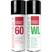Kontakt Chemie KONTAKT 60 / KONTAKT WL Kontaktreiniger 1 Set Kontakt Chemie KONTAKT 60 / KONTAKT WL Kontaktreiniger 1 Set