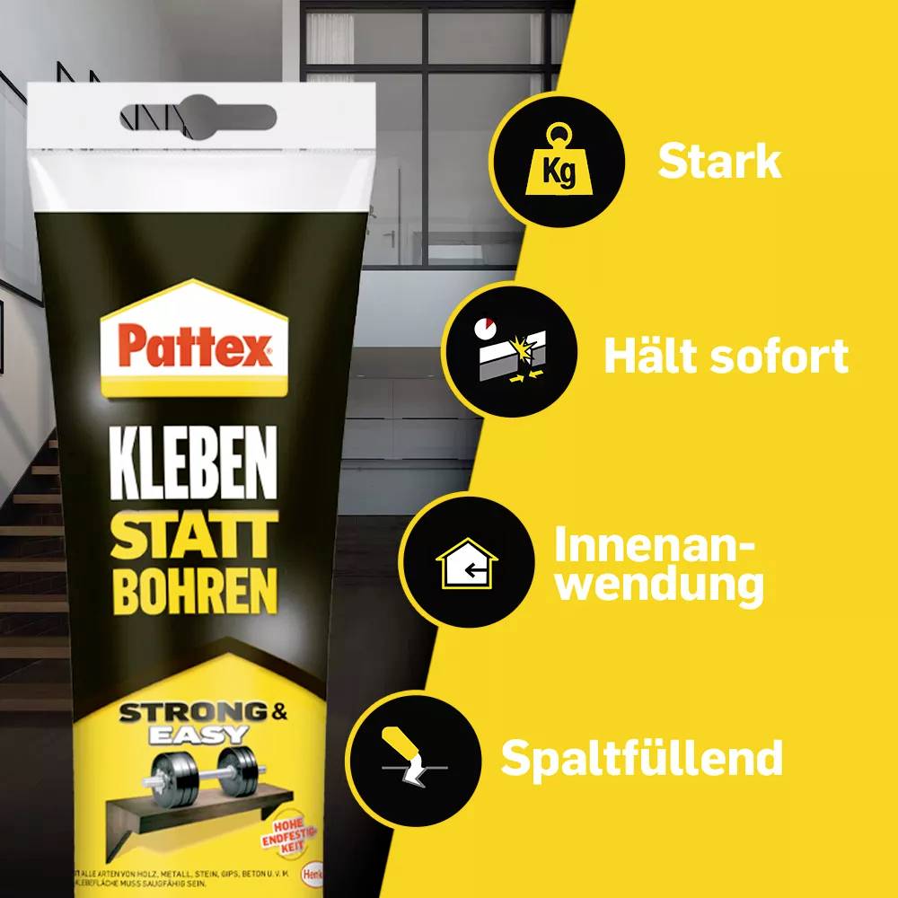 Pattex KLEBEN STATT BOHREN Mehrzweckkleber PKB06 50g