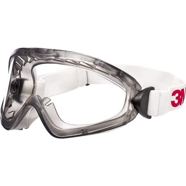 3M 2890 Vollsichtbrille mit Antibeschlag-Schutz, mit Antikratz-Schutz Weiß EN 166-1 DIN 166-1