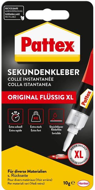 Pattex Classic flüssig Sekundenkleber PSK3C 10g