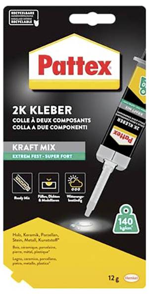 Pattex KRAFT-MIX Extrem Fest Zwei-Komponentenkleber PK6FS 12g
