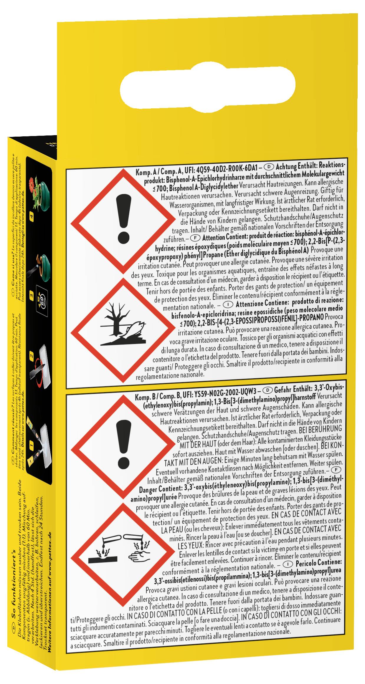 Pattex KRAFT-MIX Extrem Fest Zwei-Komponentenkleber PK6FT 24g