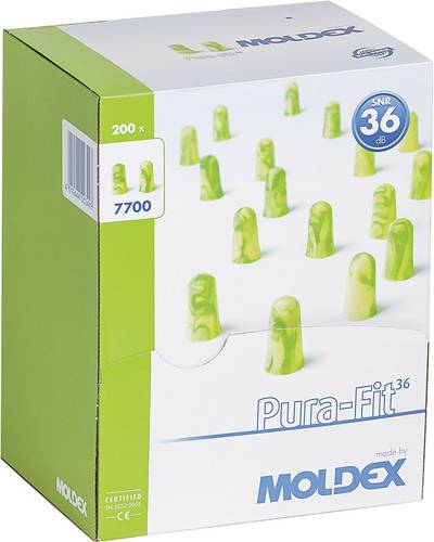 Moldex 770001 Pura-Fit Gehörschutzstöpsel 36 dB einweg 200 Paar