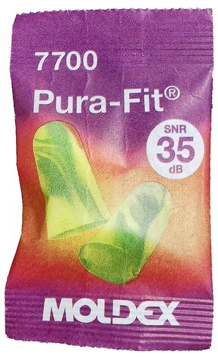 Moldex 770001 Pura-Fit Gehörschutzstöpsel 35 dB einweg EN 352-2 200 Paar