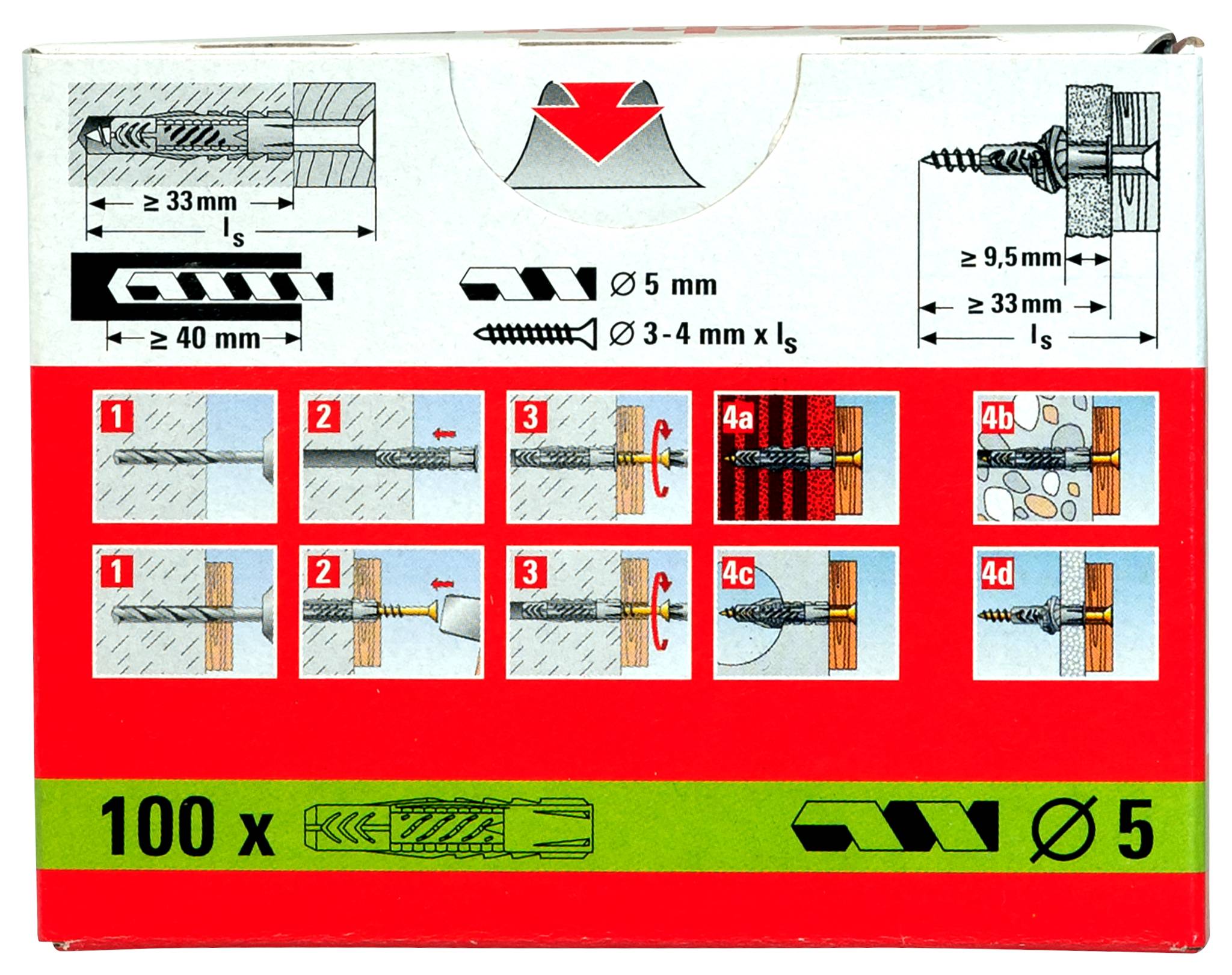 Fischer Deutschl. Universaldübel UX 5X30