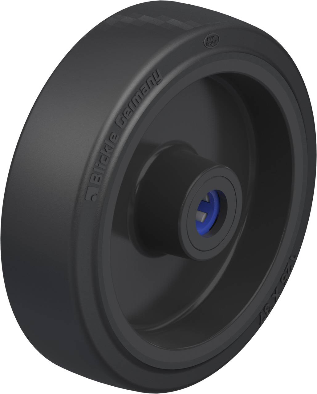 Blickle 563742 POEV 125/12R Schwerlast-Rad Rad-Durchmesser: 125 mm Tragfähigkeit (max.): 250 kg 1 S