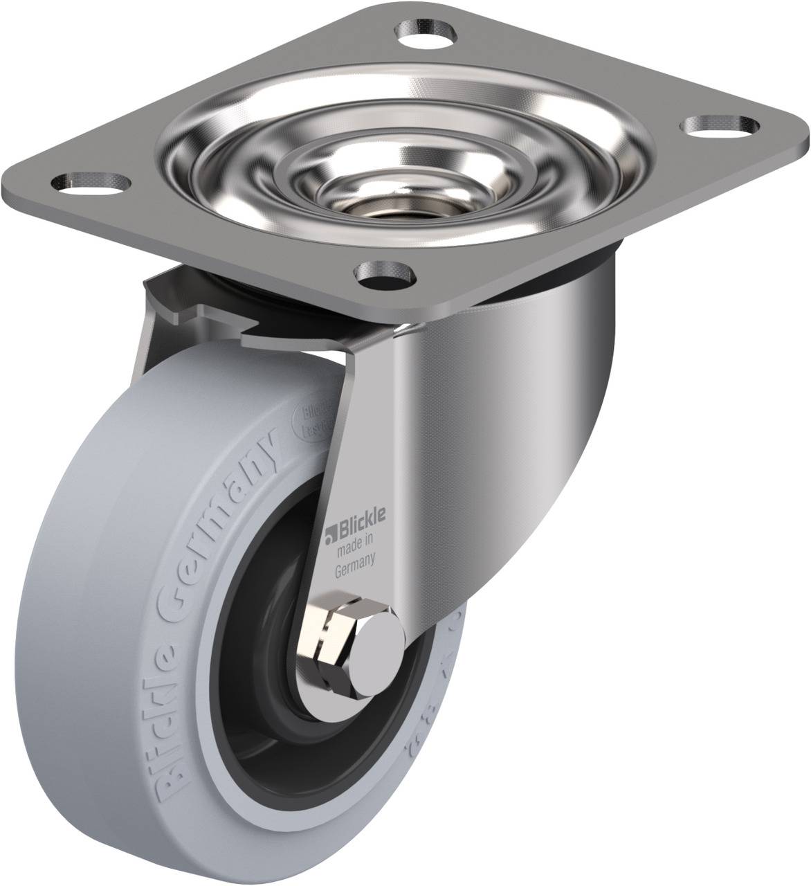 Blickle 611061 LEX-POEV 80XR-SG Lenkrolle Rad-Durchmesser: 80mm Tragfähigkeit (max.): 140kg 1St.