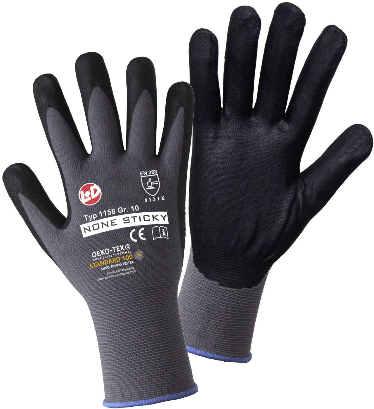 Leipold Doehle 1158-8 FOAM Nylon NITRILE Nylon Arbeitshandschuh Größe (Handschuhe): 8, M EN 388 CAT II 1 Paar