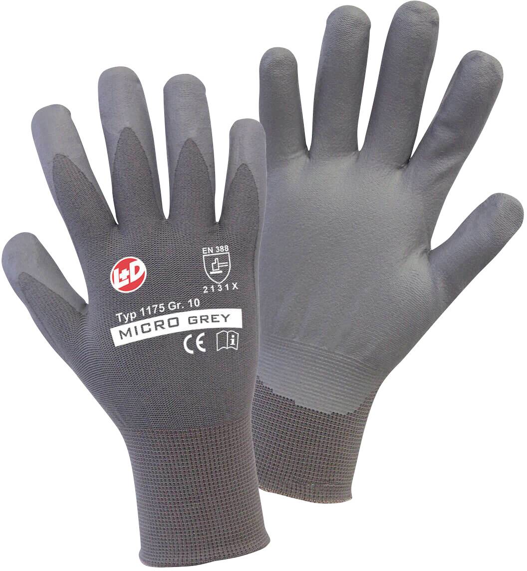 Worky 1175 Nylon PU DMF-FREE Feinstrickhandschuh 100% Nylon mit DMF* freier