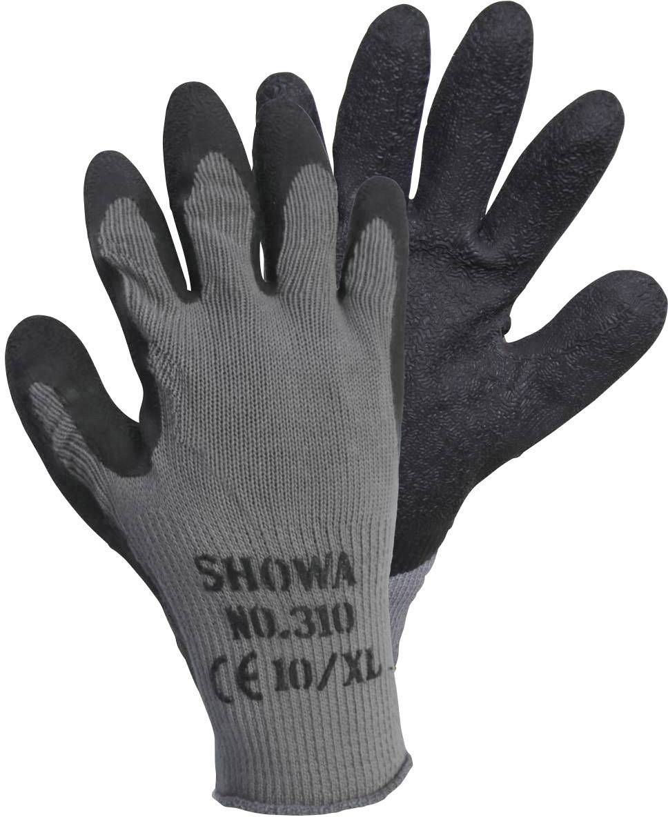Showa 14905-9 Grip Black Baumwolle, Polyester Arbeitshandschuh Größe (Handschuhe): 9, L EN 388 CAT II 1 Paar