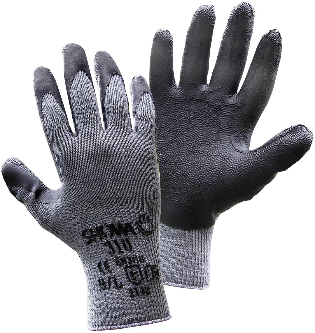 Showa 14905-7 Grip Black Baumwolle, Polyester Arbeitshandschuh Größe (Handschuhe): 7, S EN 388 CAT II 1 Paar