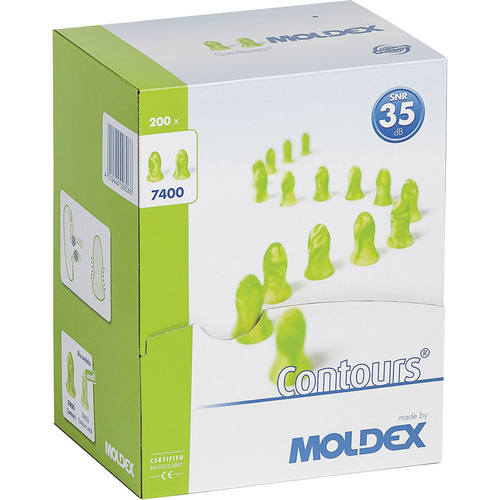 Moldex 740001 Contours Gehörschutzstöpsel 35 dB einweg 200 Paar