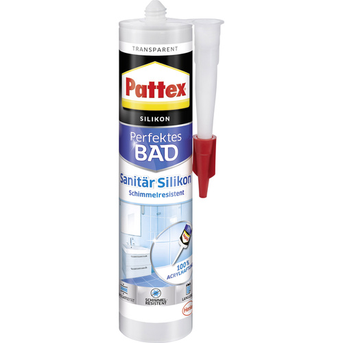Pattex Perfektes Bad Silikon Herstellerfarbe Transparent PFDBT 300ml