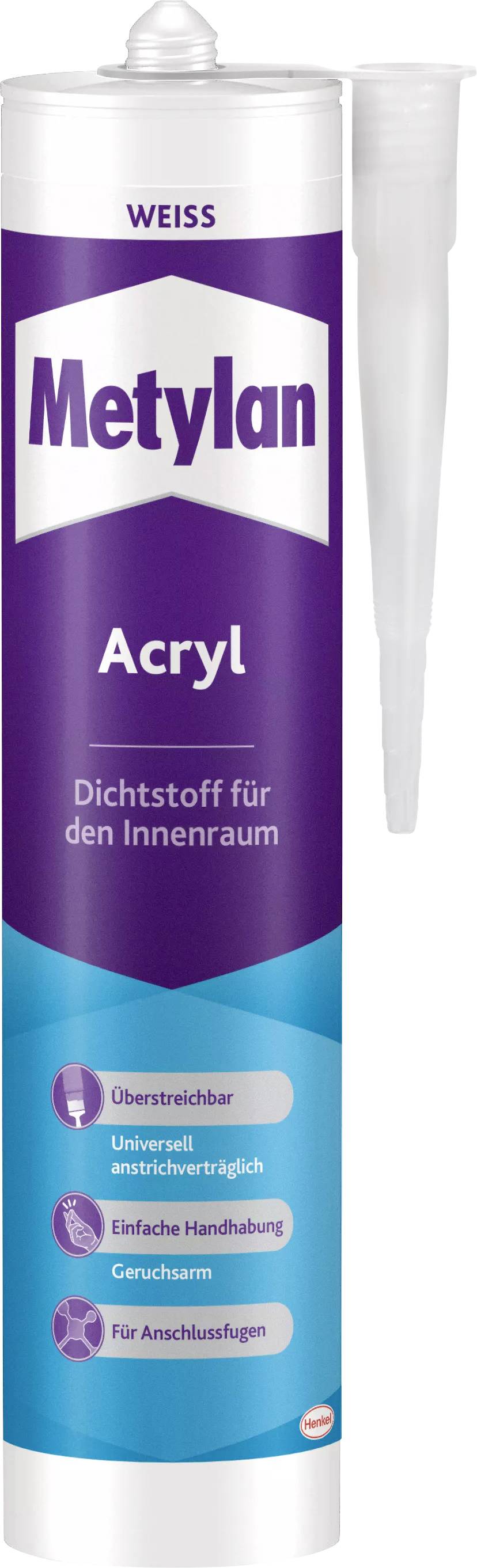 Metylan Wand & Decke Acryl Herstellerfarbe Weiß MAWD1 300 ml