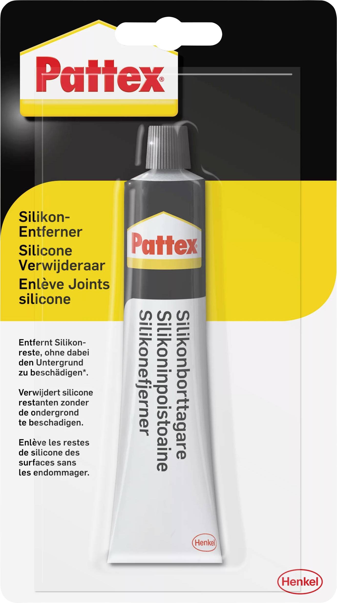 Pattex Silikonentferner Tube, Blisterkarte, 80ml PFWSE 80ml