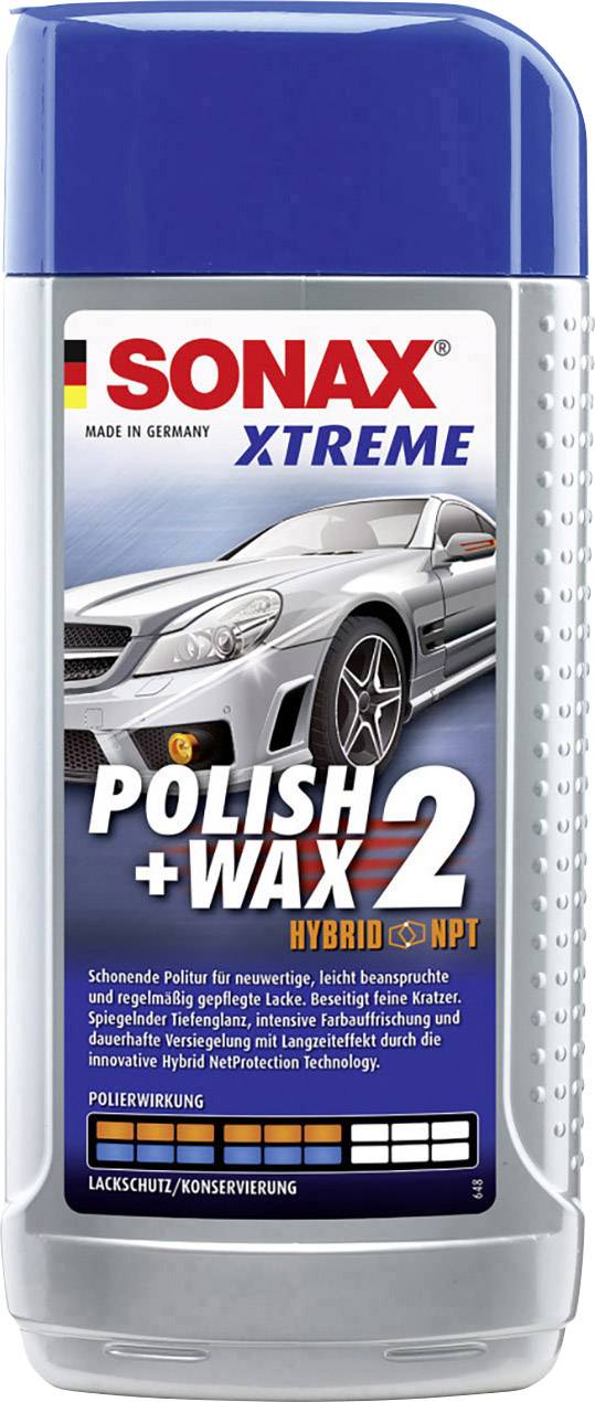 Sonax Polish+Wax 2 NanoPro 207200 Autowachs 500ml