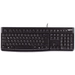Logitech K120 Keyboard Kabelgebunden, USB Tastatur Deutsch, QWERTZ Schwarz Spritzwassergeschützt Logitech K120 Keyboard Kabelgebunden, USB Tastatur Deutsch, QWERTZ Schwarz Spritzwassergeschützt