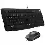 Logitech MK120 Desktop USB Tastatur, Maus-Set Spritzwassergeschützt Deutsch, QWERTZ Schwarz Logitech MK120 Desktop USB Tastatur, Maus-Set Spritzwassergeschützt Deutsch, QWERTZ Schwarz