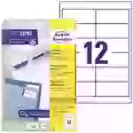 Avery-Zweckform 4781 Universal-Etiketten 97 x 42.3mm Papier Weiß 360 St. Permanent haftend Tintenstrahldrucker, Laserdrucker Avery-Zweckform 4781 Universal-Etiketten 97 x 42.3mm Papier Weiß 360 St. Permanent haftend Tintenstrahldrucker, Laserdrucker