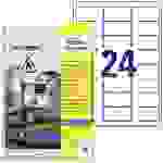 Avery-Zweckform J4773-10 Folien-Etiketten 63.5 x 33.9mm Polyester-Folie Weiß 240 St. Permanent haftend Tintenstrahldrucker