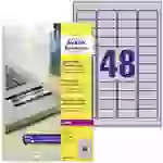 Avery-Zweckform L6009-20 Typenschild-Etiketten 45.7 x 21.2mm Polyester-Folie Silber 960 St. Permanent haftend Laserdrucker Avery-Zweckform L6009-20 Typenschild-Etiketten 45.7 x 21.2mm Polyester-Folie Silber 960 St. Permanent haftend Laserdrucker