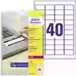 Avery-Zweckform L6145-20 Sicherheits-Etiketten 45.7 x 25.4mm Polyester-Folie Weiß 800 St. Permanent haftend Laserdrucker Avery-Zweckform L6145-20 Sicherheits-Etiketten 45.7 x 25.4mm Polyester-Folie Weiß 800 St. Permanent haftend Laserdrucker