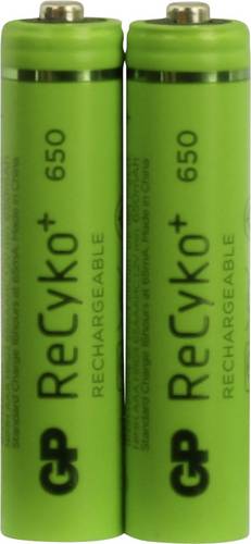 GP Batteries HR03 Micro (AAA)-Akku NiMH 650 mAh 1.2V 2St.