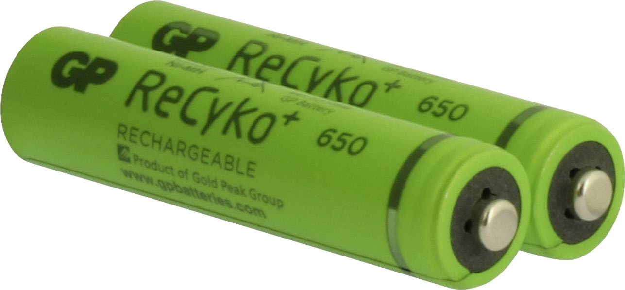 GP Batteries HR03 Micro (AAA)-Akku NiMH 650 mAh 1.2V 2St.