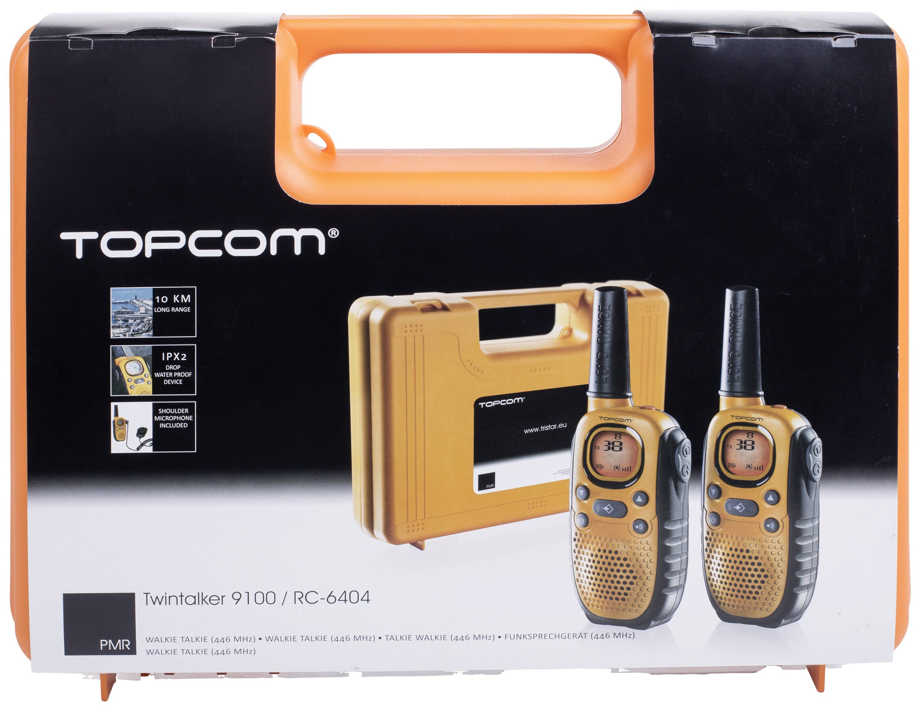 Topcom Twintalker 9100 RC-6404 PMR-Handfunkgerät 2er Set