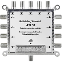 Schwaiger SPI9961SET5 SAT-Anlage ohne Receiver Teilnehmer-Anzahl: 8 80cm Schwaiger SPI9961SET5 SAT-Anlage ohne Receiver Teilnehmer-Anzahl: 8 80cm