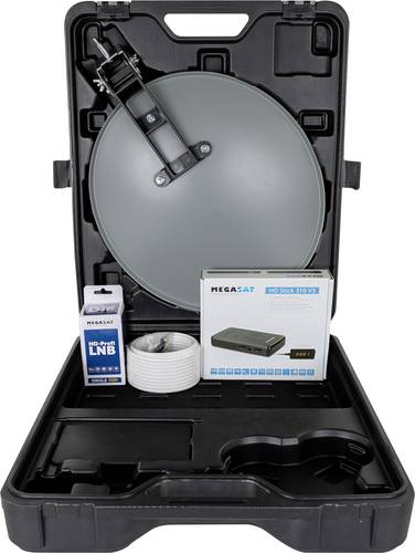 MegaSat 1500081 Camping SAT-Anlage mit Receiver Teilnehmer-Anzahl: 1