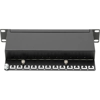 Digitus DN-91612S 12 Port Netzwerk-Patchpanel 254mm (10") CAT 6 1 HE Bestückt Digitus DN-91612S 12 Port Netzwerk-Patchpanel 254mm (10") CAT 6 1 HE Bestückt