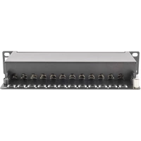 Digitus DN-91612S 12 Port Netzwerk-Patchpanel 254mm (10") CAT 6 1 HE Bestückt Digitus DN-91612S 12 Port Netzwerk-Patchpanel 254mm (10") CAT 6 1 HE Bestückt
