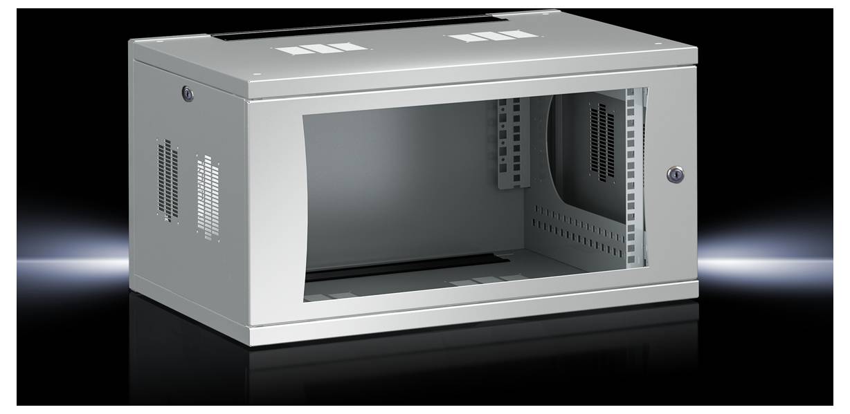 Rittal 7507.100 19 Zoll Netzwerkschrank (B x H x T) 600 x 358 x 600 mm 6 HE Lichtgrau (RAL 7035)