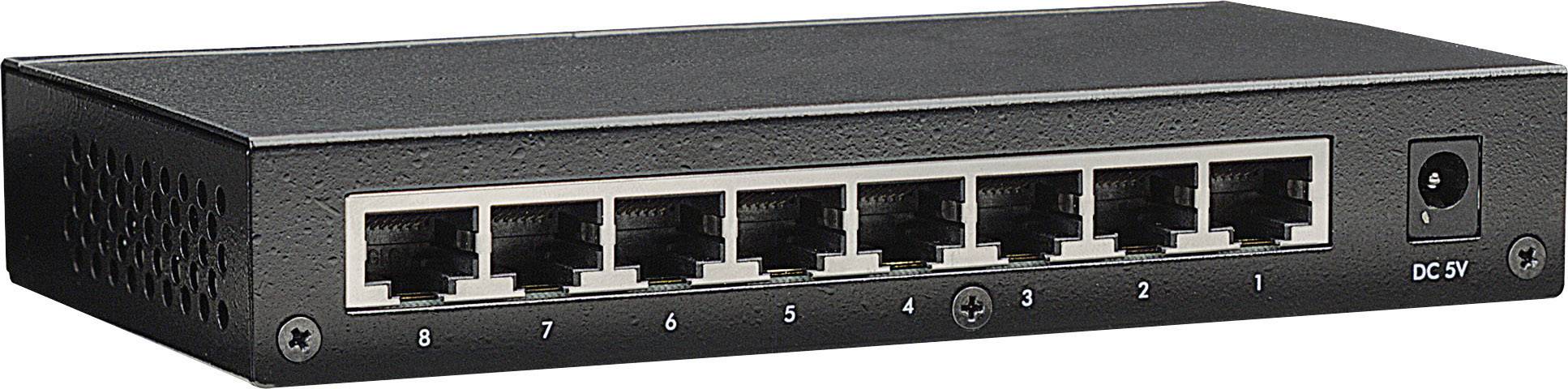 530347 Netzwerk Switch 8 Port 1 GBit/s versandkostenfrei voelkner