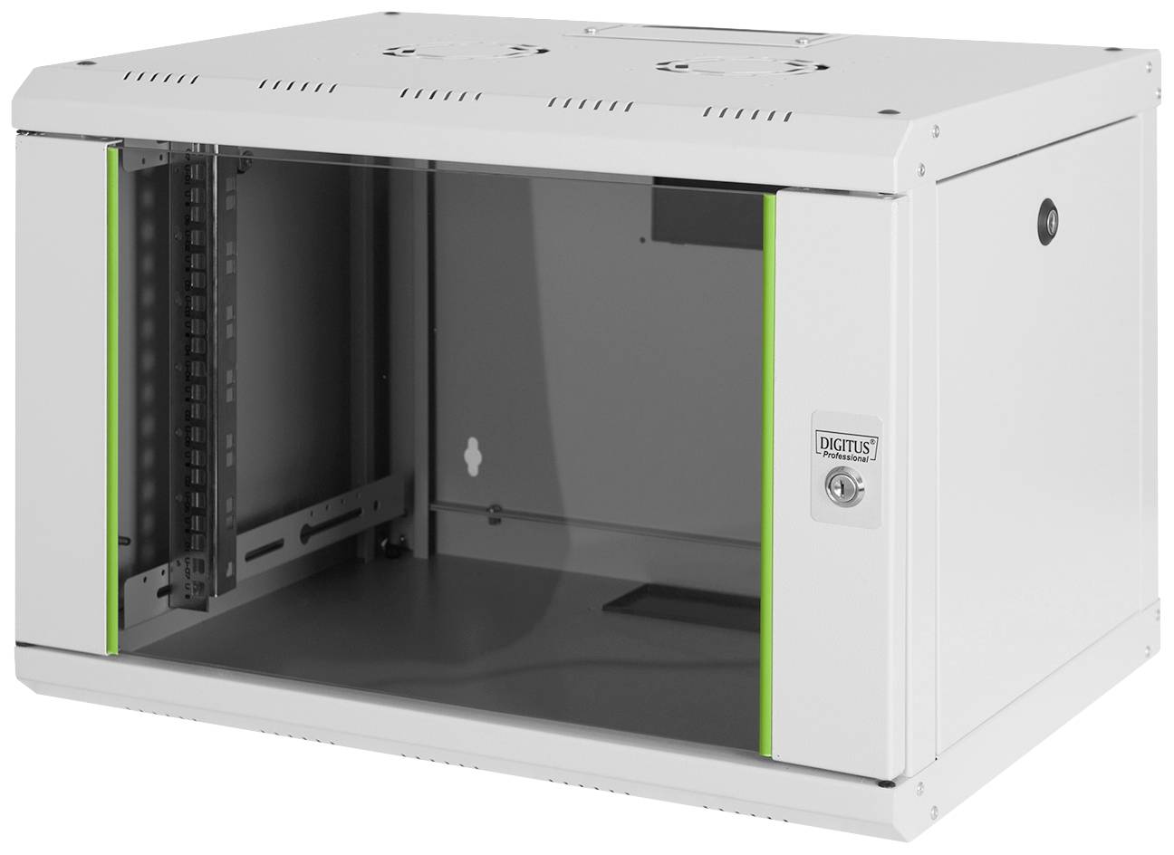 Digitus DN-19 07-U 19 Zoll Wandgehäuse (B x H x T) 600 x 420 x 450 mm 7 HE Lichtgrau (RAL 7035)