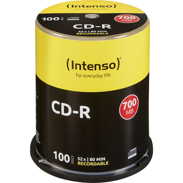 Intenso 1001126 CD-R 80 Rohling 700 MB 100 St. Spindel