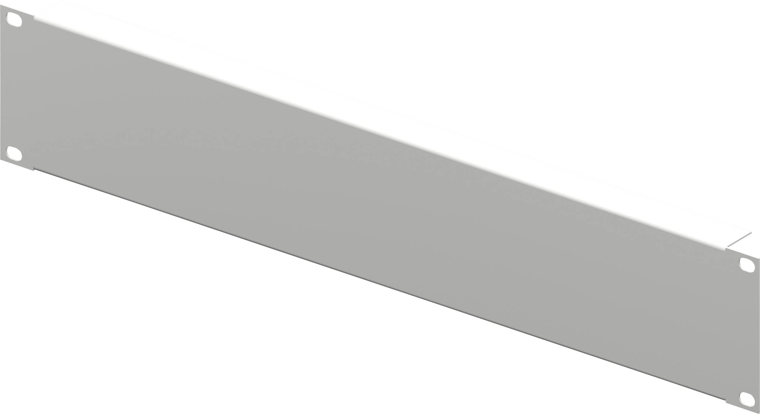 Rittal 7152.035 19 Zoll Netzwerkschrank-Blindabdeckung 2 HE Grau