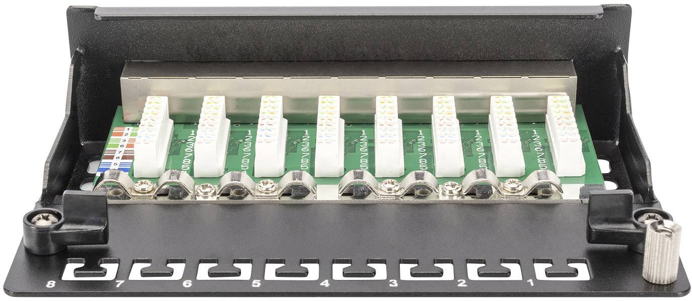Digitus DN-10001 8 Port Netzwerk-Patchbox CAT 5e 1 HE